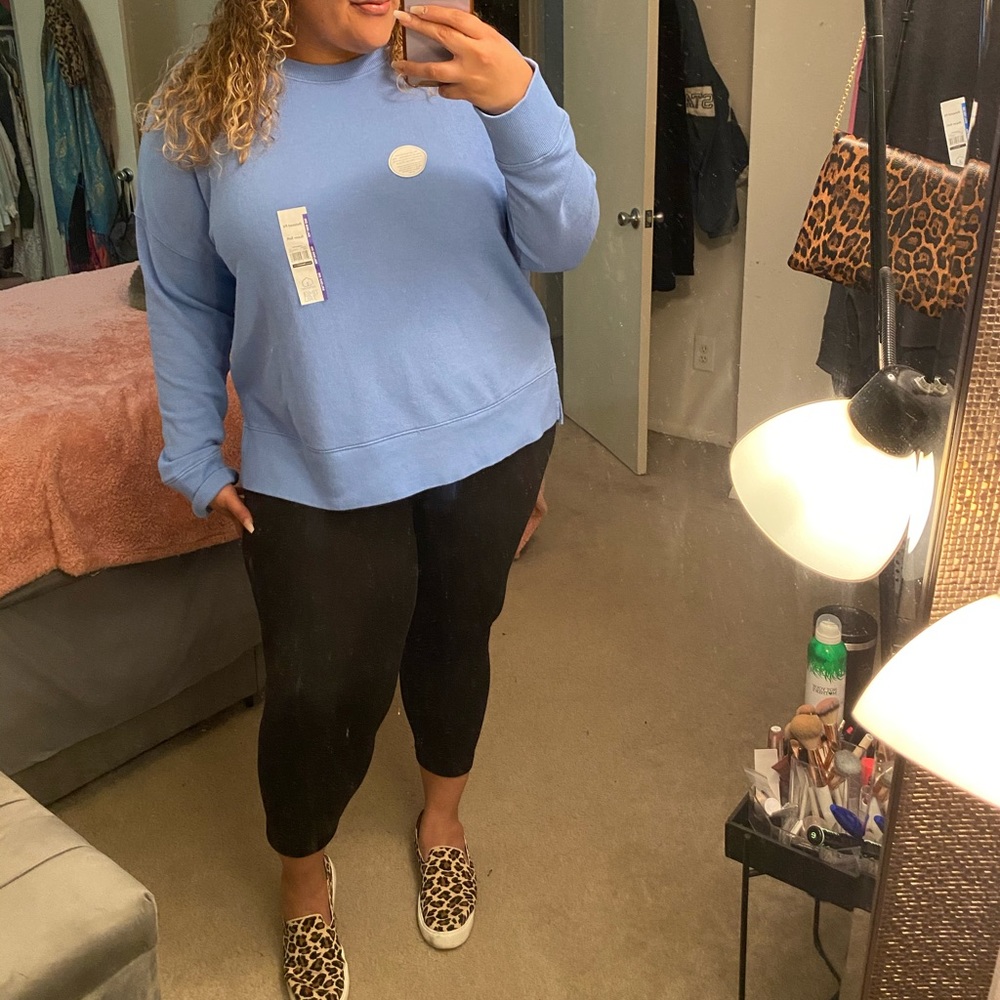 Time and Tru Blue Sweatshirt (Brand New)